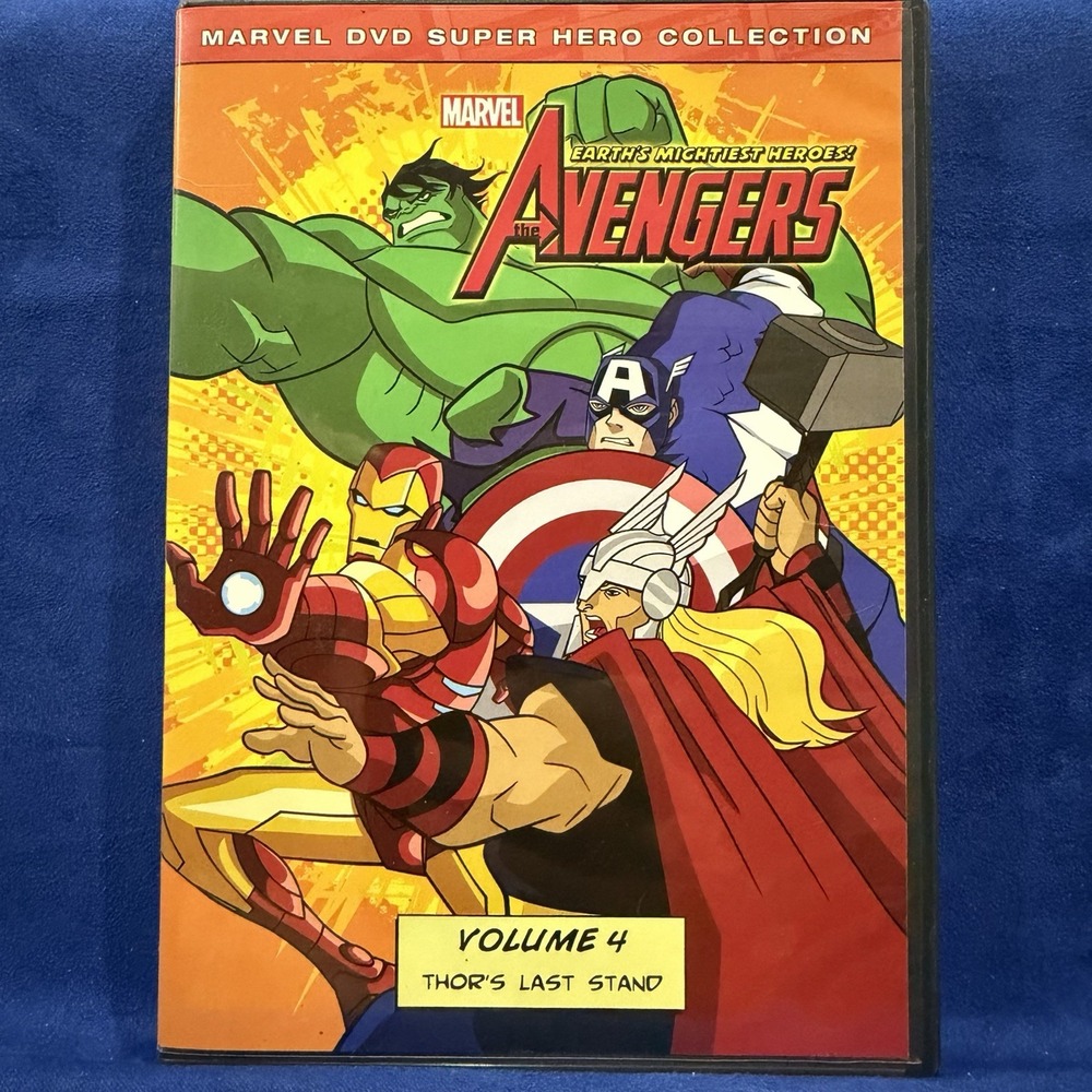 Marvel Avengers: Earth's Mightiest Heroes! Season 1 Vol 4 DVD Subtitles NTSC